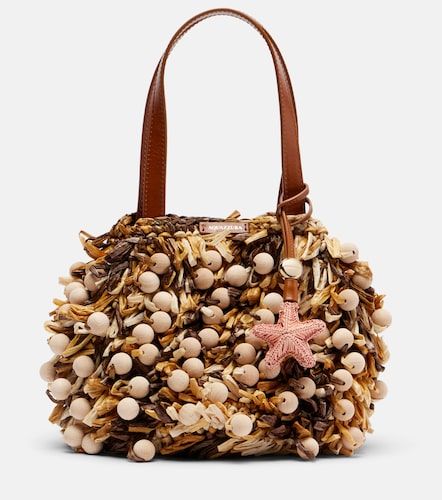 Sac à main Pom Pom à perles - Aquazzura - Modalova