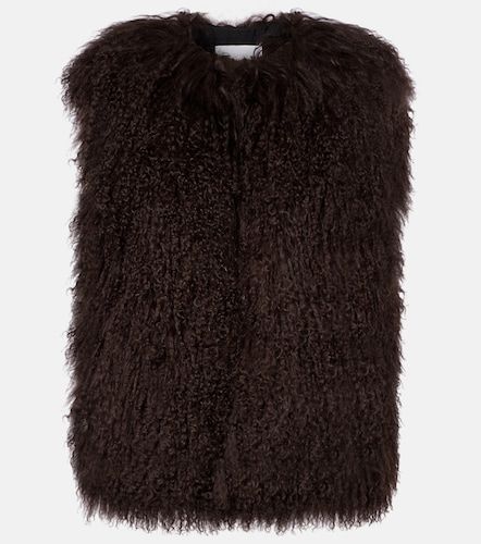 Veste sans manches en shearling - Yves Salomon - Modalova