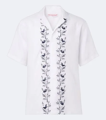 Chemise Maitan en lin à broderies - Orlebar Brown - Modalova