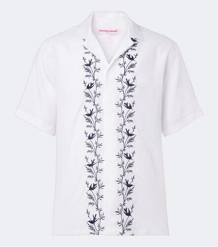 Chemise Maitan en lin à broderies - Orlebar Brown - Modalova
