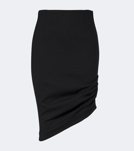 Jupe midi asymétrique en laine mélangée - Carolina Herrera - Modalova