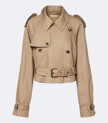 Trench-coat court en coton - JW Anderson - Modalova