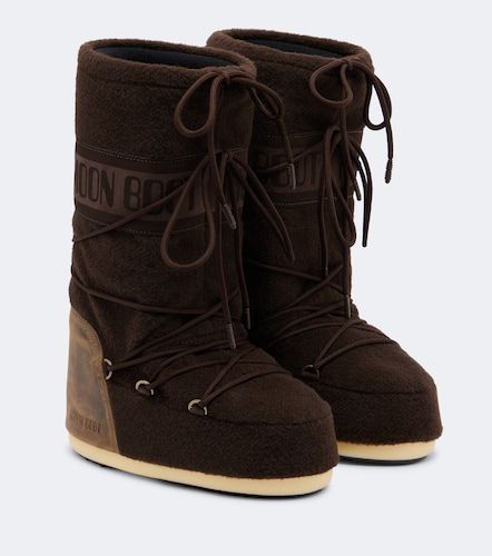 Bottes après-ski Icon en cuir - Moon Boot - Modalova