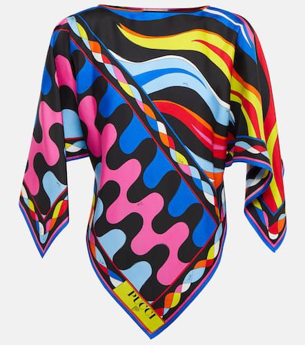 Pucci Top Marmo imprimé en soie - Pucci - Modalova