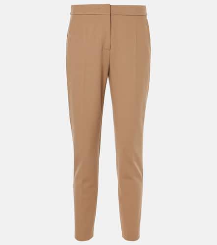 Pantalon slim Pegno raccourci en jersey - Max Mara - Modalova