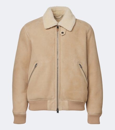 Veste blouson en daim et shearling - Canali - Modalova