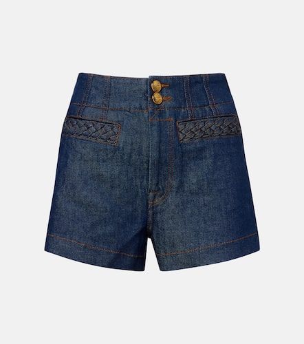 Short Aster à taille haute en coton mélangé - Zimmermann - Modalova