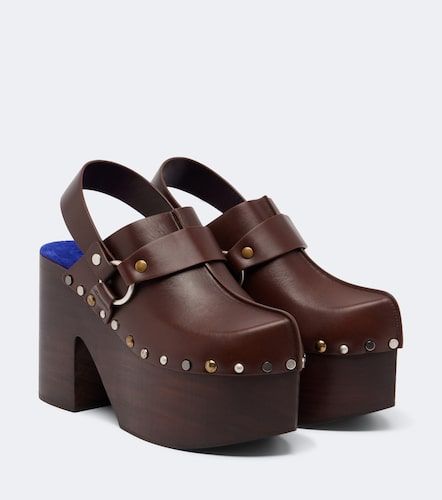 Chloé Mules à plateau Talis en cuir - Chloe - Modalova