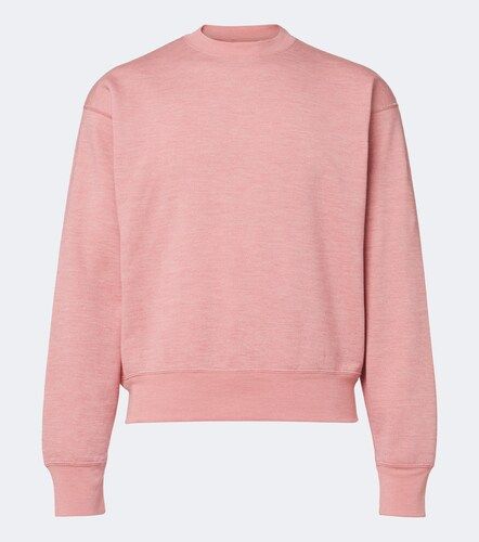 Sweat-shirt en coton, laine et soie - Auralee - Modalova