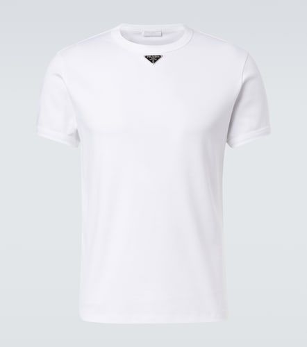 Prada T-shirt Triangle en coton - Prada - Modalova