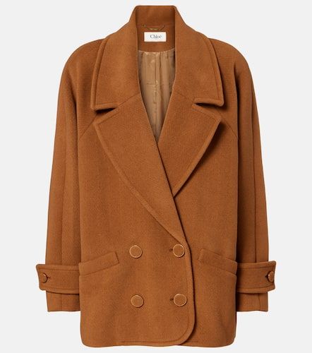 Chloé Manteau en laine vierge - Chloe - Modalova