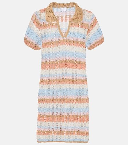 Robe polo en coton à rayures - Anna Kosturova - Modalova
