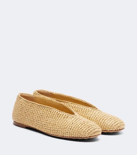 Ballerines Rosa en raphia - Bottega Veneta - Modalova
