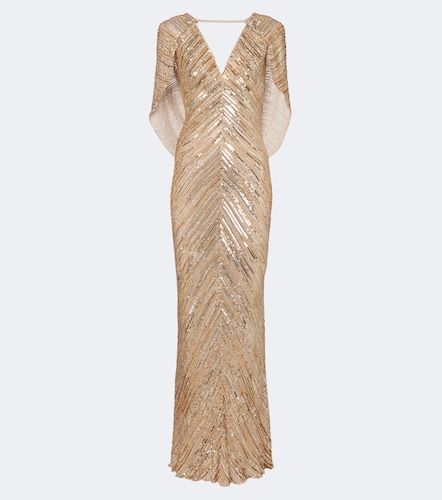 Robe longue Fiore à sequins - Jenny Packham - Modalova