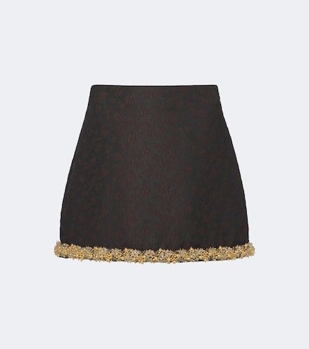 Mini-jupe Idina en jacquard à ornements - Simkhai - Modalova