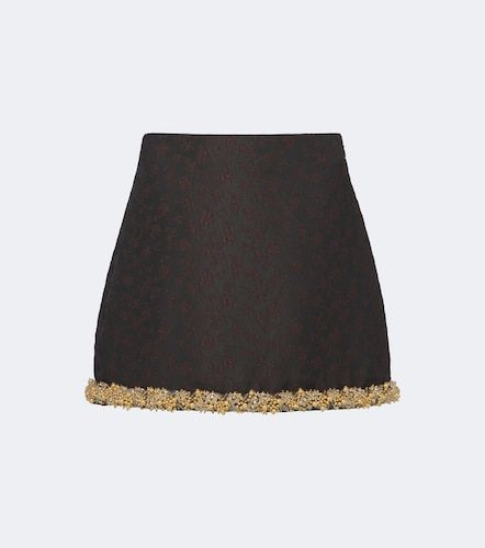 Mini-jupe Idina en jacquard à ornements - Simkhai - Modalova