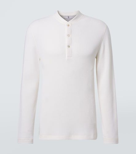 Top Henley en coton et cachemire - Brunello Cucinelli - Modalova
