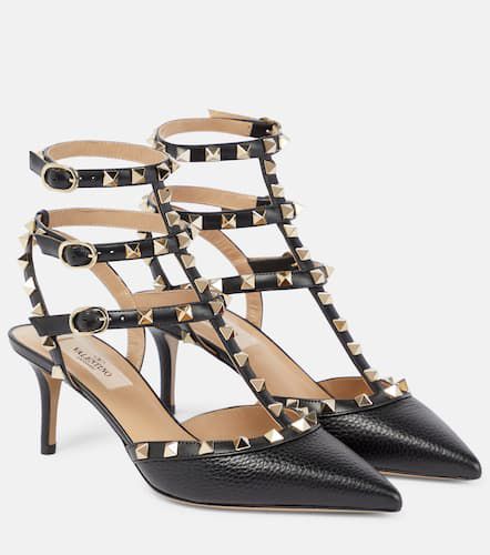 Escarpins Rockstud en cuir - Valentino Garavani - Modalova