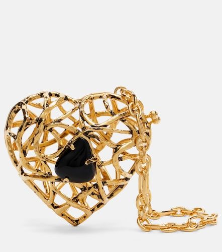 Pochette Heart à ornements - Saint Laurent - Modalova
