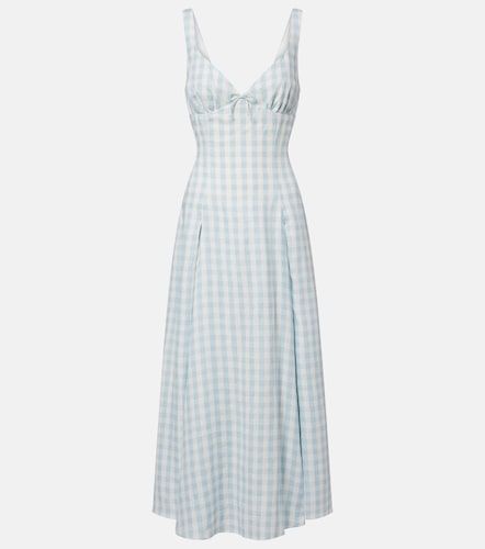 Robe midi Adalee à carreaux vichy - Faithfull - Modalova