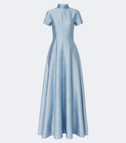 Robe longue Malinda en cloqué à fleurs - Emilia Wickstead - Modalova
