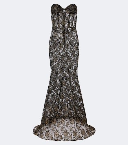 Robe longue bustier Evelyne en dentelle - The New Arrivals Ilkyaz Ozel - Modalova