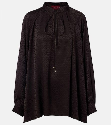 Gucci Chemise en soie imprimée - Gucci - Modalova