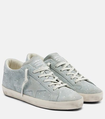 Baskets Super-Star en daim à ornements - Golden Goose - Modalova