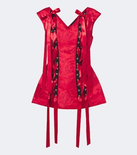 Top en brocart à fleurs - Simone Rocha - Modalova