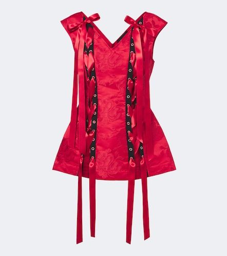 Top en brocart à fleurs - Simone Rocha - Modalova