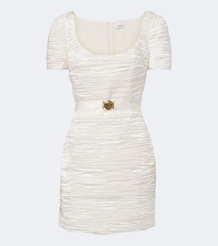 Robe Medusa en satin de soie mélangé - Versace - Modalova