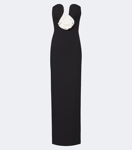 Robe longue bustier à appliqué - Roland Mouret - Modalova