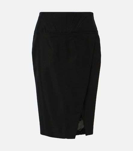 Mugler Jupe crayon taille haute - Mugler - Modalova