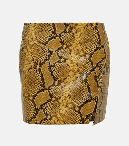 Mini-jupe Blair en cuir effet serpent - Isabel Marant - Modalova