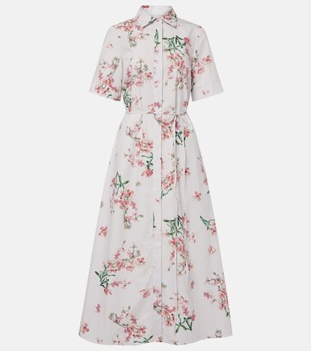 Robe chemise en coton à fleurs - Erdem - Modalova