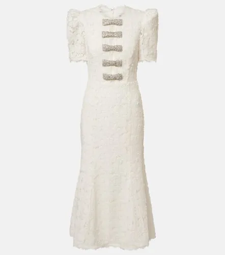 Robe de mariée midi Dillon en dentelle à ornement - Rebecca Vallance - Modalova