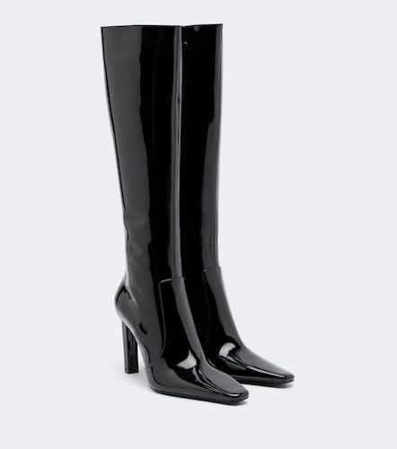 Bottes Francoise en cuir verni - Saint Laurent - Modalova
