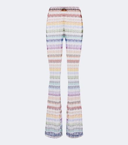 Pantalon évasé à motif zigzag - Missoni - Modalova
