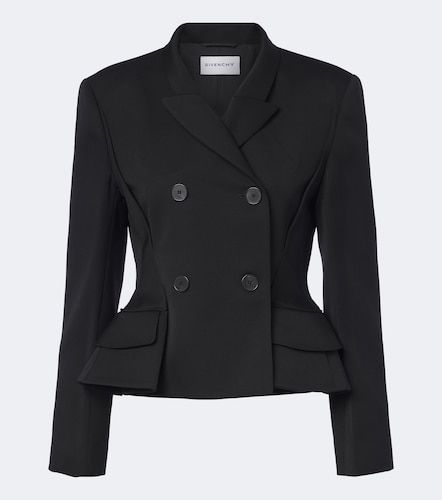 Veste Pinch péplum en laine - Givenchy - Modalova