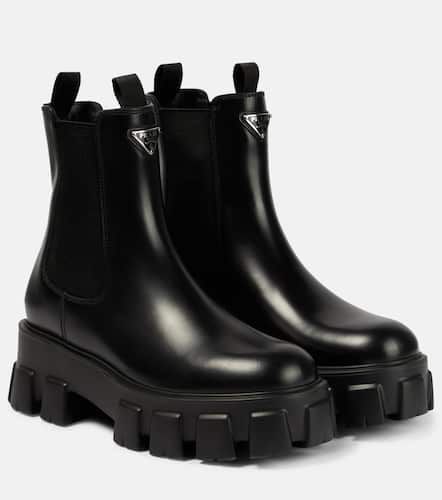 Bottines Chelsea Monolith en cuir - Prada - Modalova