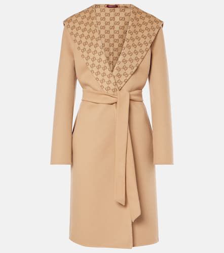 Manteau réversible GG en laine et soie - Gucci - Modalova