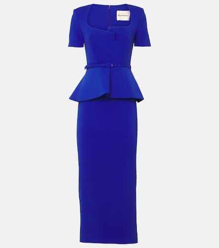 Robe midi en laine et soie mélangées - Roland Mouret - Modalova