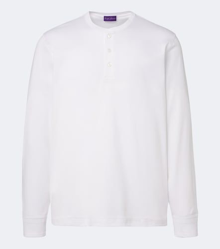 Top Henley en coton - Ralph Lauren Purple Label - Modalova