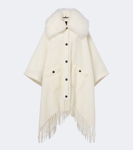 Poncho en mohair, alpaga, laine mélangés - Moncler Grenoble - Modalova