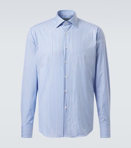 Chemise rayée en popeline de coton - Canali - Modalova