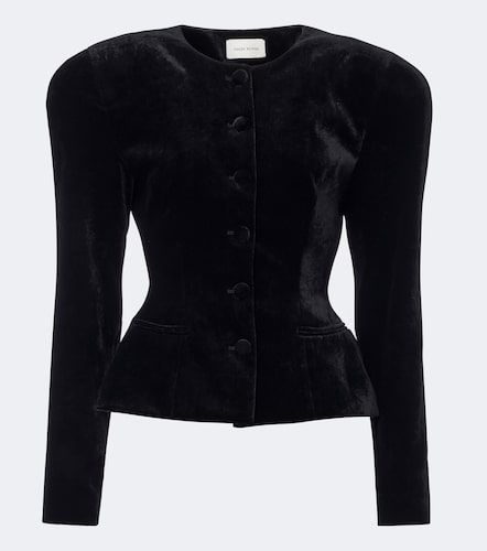 Blazer péplum en velours - Magda Butrym - Modalova