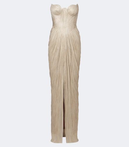 Robe longue bustier Jasleen en soie - Maria Lucia Hohan - Modalova