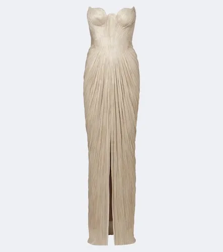 Robe longue bustier Jasleen en soie - Maria Lucia Hohan - Modalova