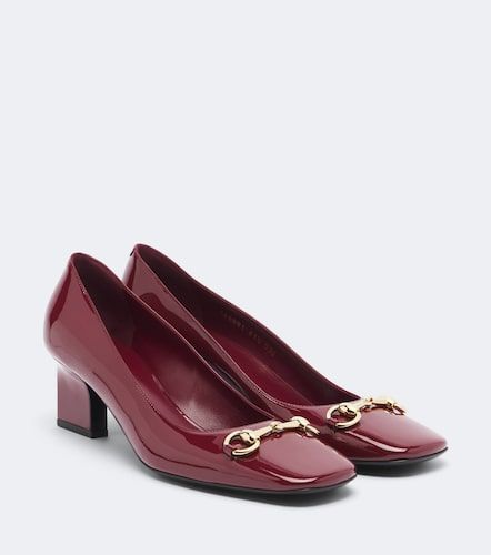Escarpins Signora Horsebit en cuir - Gucci - Modalova