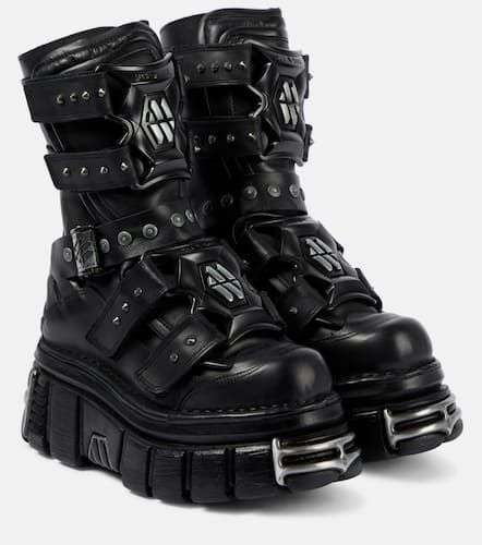 Bottines Gamer à plateforme en cuir - Vetements - Modalova